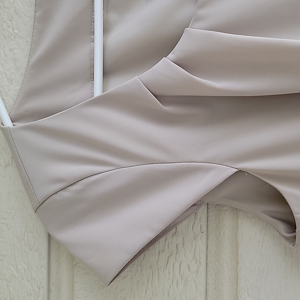 Calvin Klein Gray Solid Work Shift Dress Size 8 - image 8